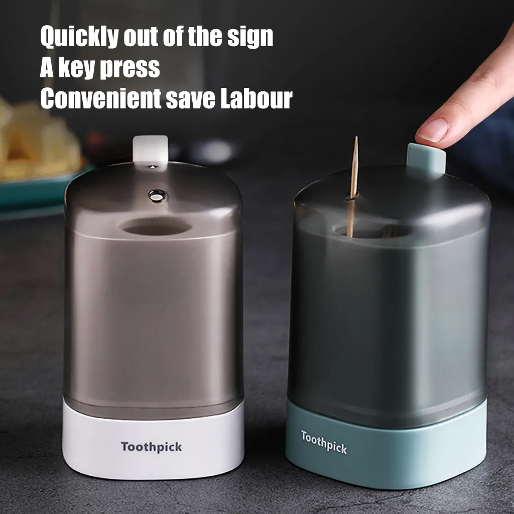 Автоматическая выдвижная коробка для зубочисток портативный выдвижной