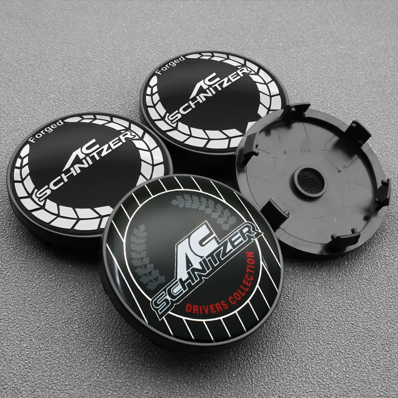 

4PCS 60MM Car Wheel Center Hub Caps 56MM Emblem Sticker Decal For BMW AC SCHNITZER E46 E39 E90 E36 E34 F10 F15 Car accessories