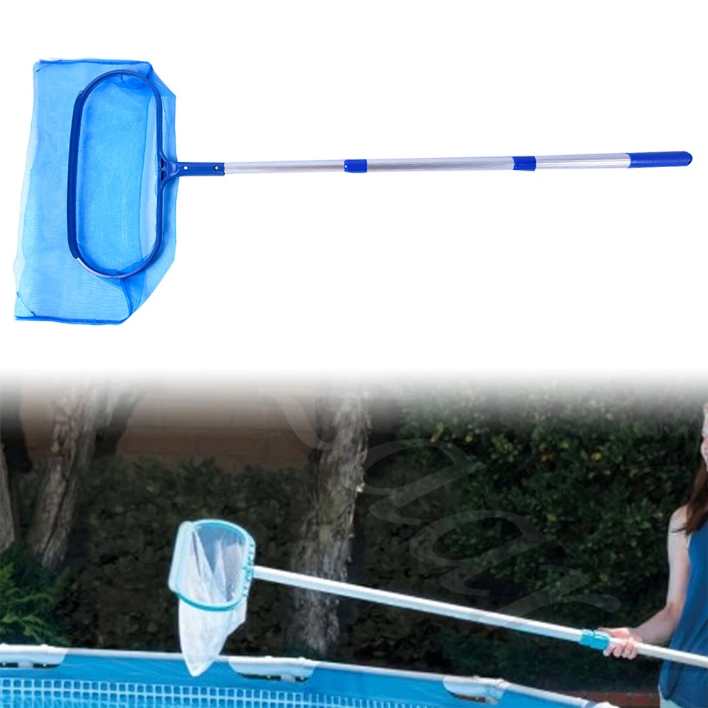 

Telescopic Pool Cleaning Net Professional Tool Salvage Net Mesh Pool Skimmer Leaf Catcher Bag Outdoor Swimming Pool Accessorie