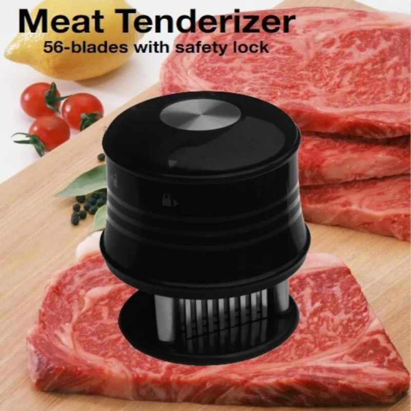 

Новое поступление, игла для мяса Tenderizer с 56 лезвиями из нержавеющей стали, кухонные инструменты для приготовления пищи, нежный цвет для говяд...