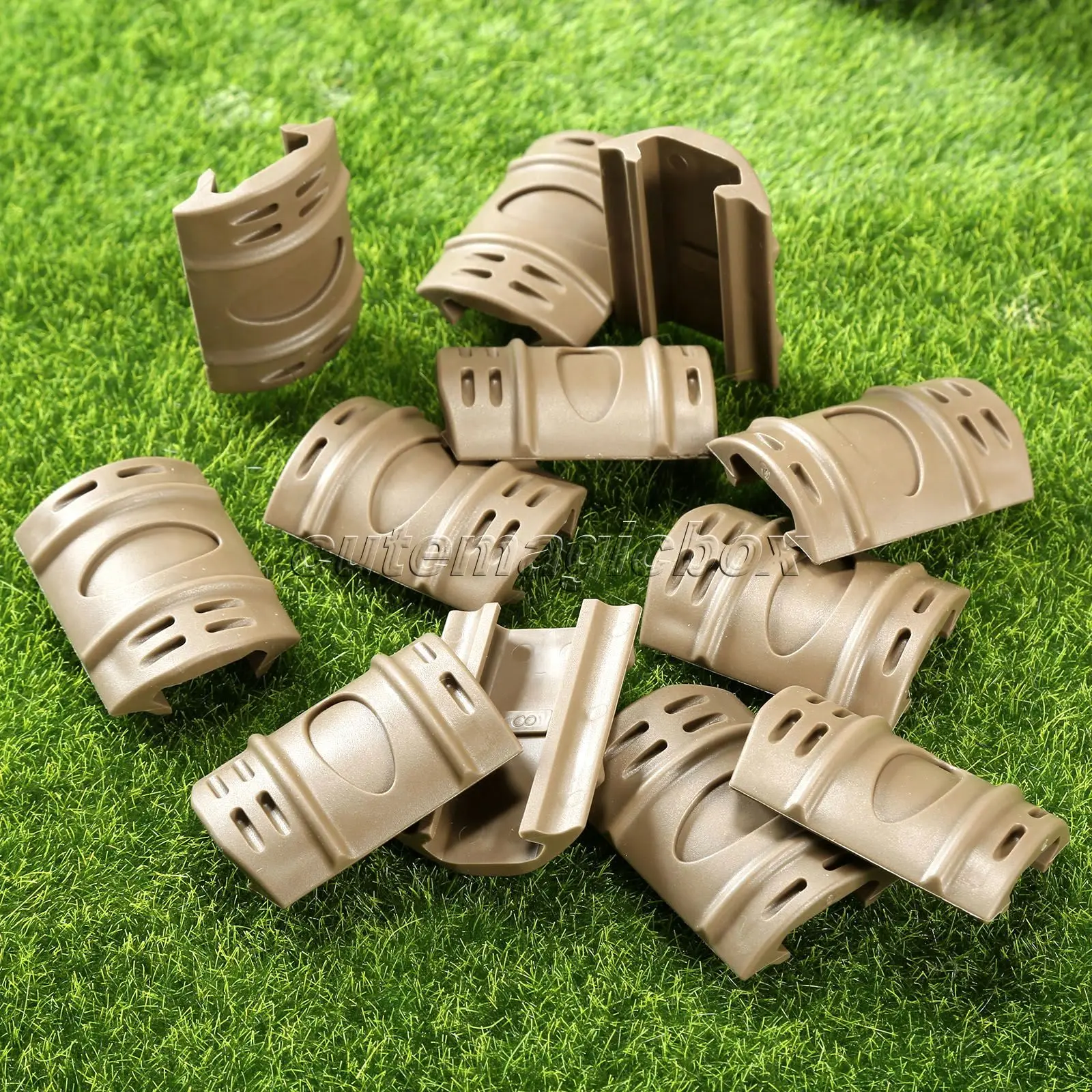 12 шт. полезные тактические уличные резиновые панели для планки Вивера/Пикатинни