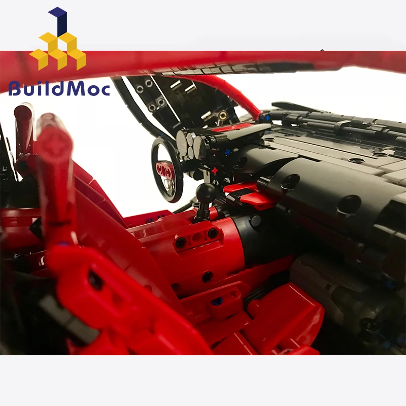 MOC-12560 Technic серии RC автомобиль Roadster мощность функция автомобиля строительные блоки кирпичи дети Technic игрушки для детей ребенок рождественские подарки