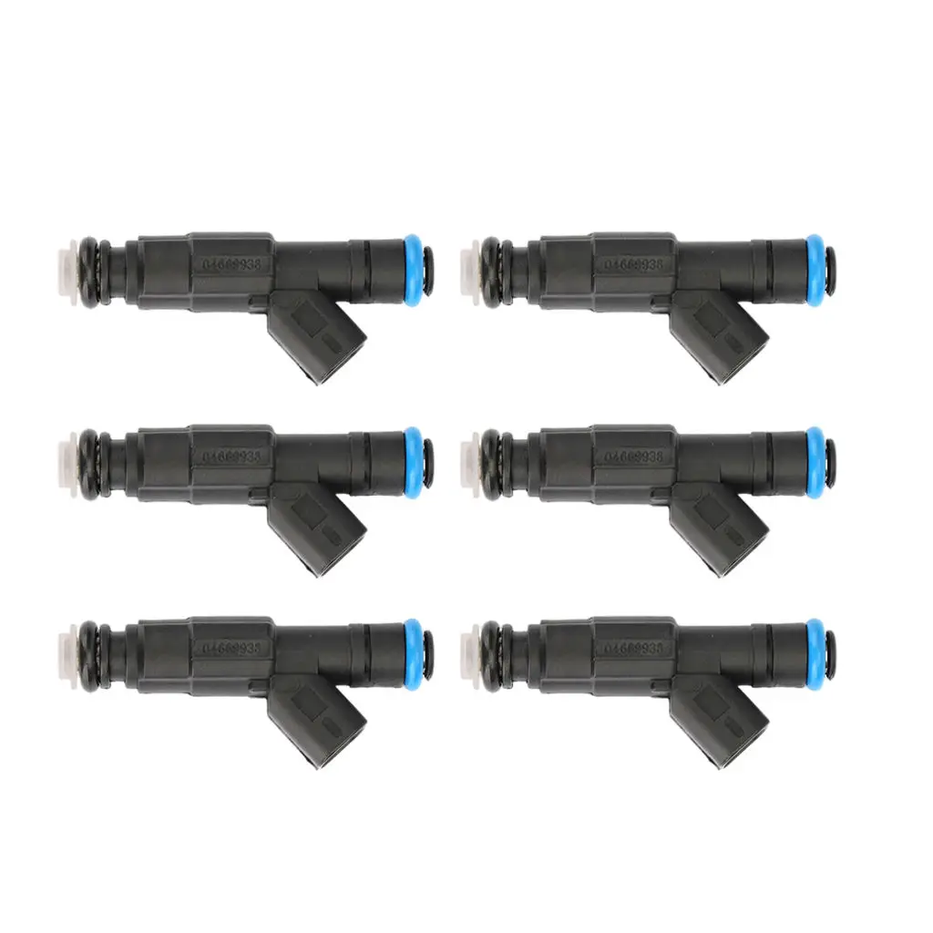 

6 Pieces Fuel Injectors Nozzle Replace 0280155923, Easy to Install