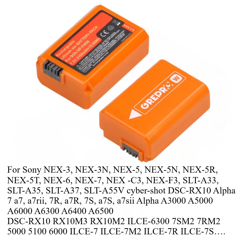 NP-FW50 NP FW50 Батарея с Зарядное устройство для Sony A6000 A5000 NEX-3 NEX-7 NEX-5N Альфа 7R II NEX-5 NEX-5A