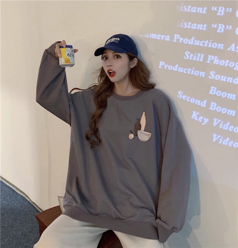 

Fy1161 2020 spring summer autumn new women fashion casual Girls cute Sweatshirt woman Hoodies female Lady sweatshirt women