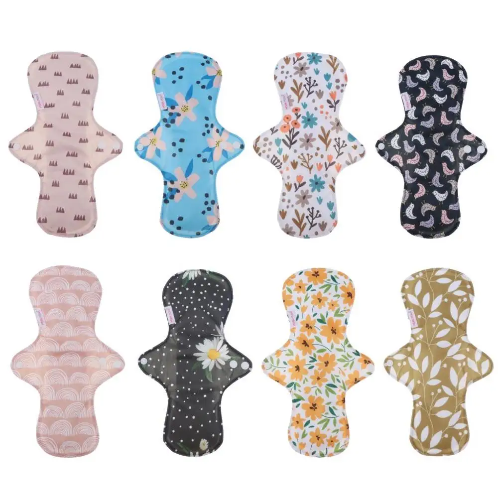 Женские моющиеся гигиенические прокладки из бамбукового угля менструальные для