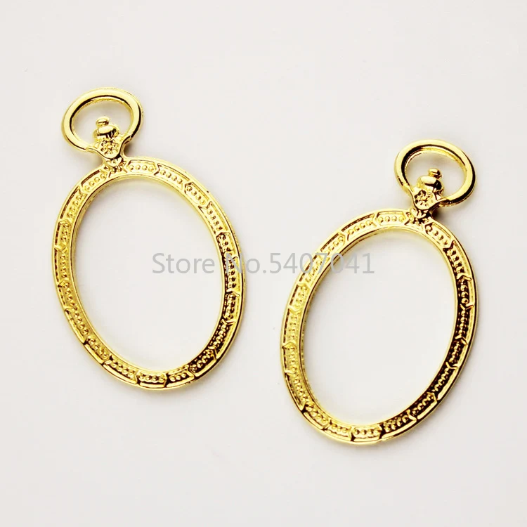 Popular5pcs/лот карманные часы Подвеска на металлическом каркасе Шарм рамка Установка