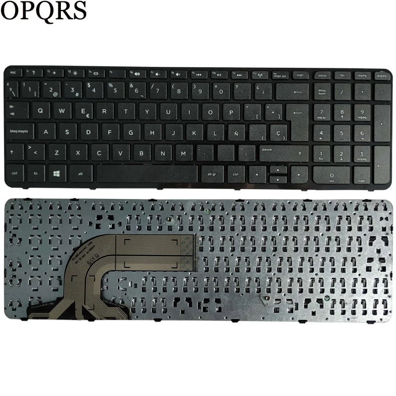 

New SP Spanish Teclado Keyboard For HP Pavilion 15-N000 N100 N200 15-E000 15-E100 719853-071 749658-071 Laptop with Frame