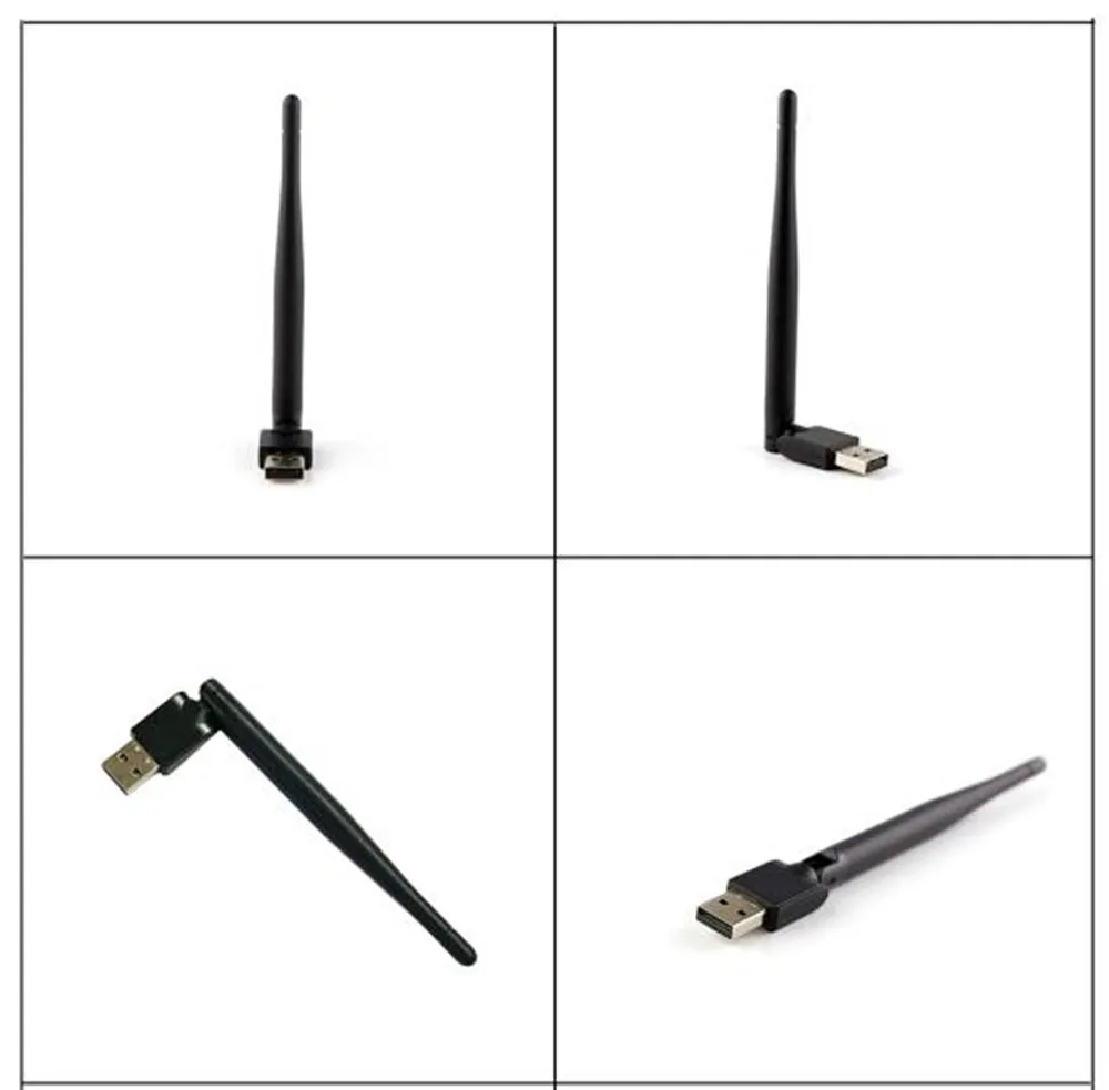 Беспроводная компьютерная сетевая карта мини ПК WiFi адаптер 150 м USB антенна 802.11n/g/b