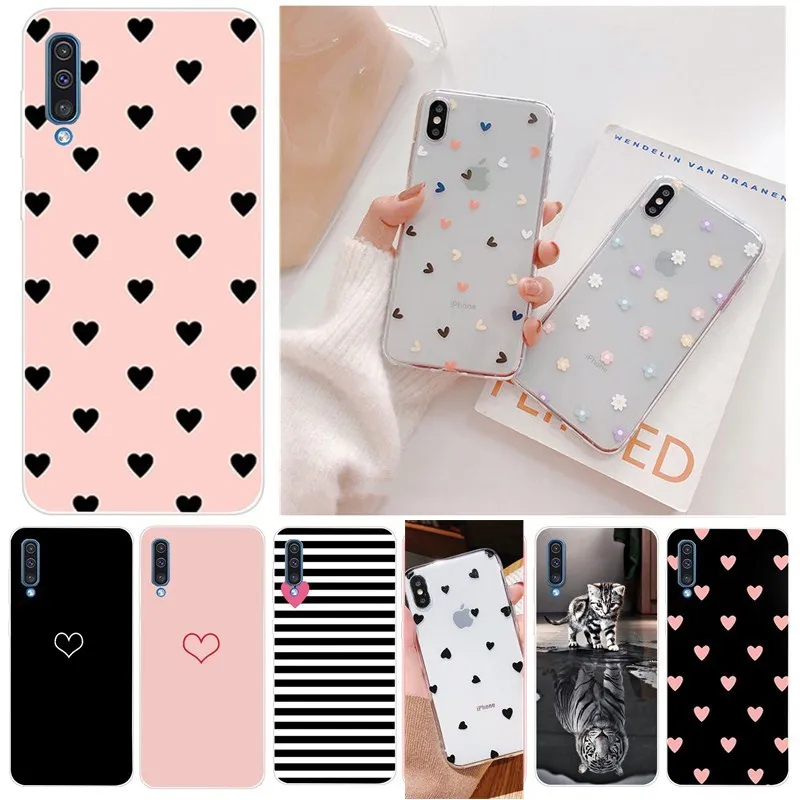 Силиконовые чехлы на заднюю панель для Samsung Galaxy A50 A50S A30 J4 J6 J8 2018 Чехол Мягкий ТПУ
