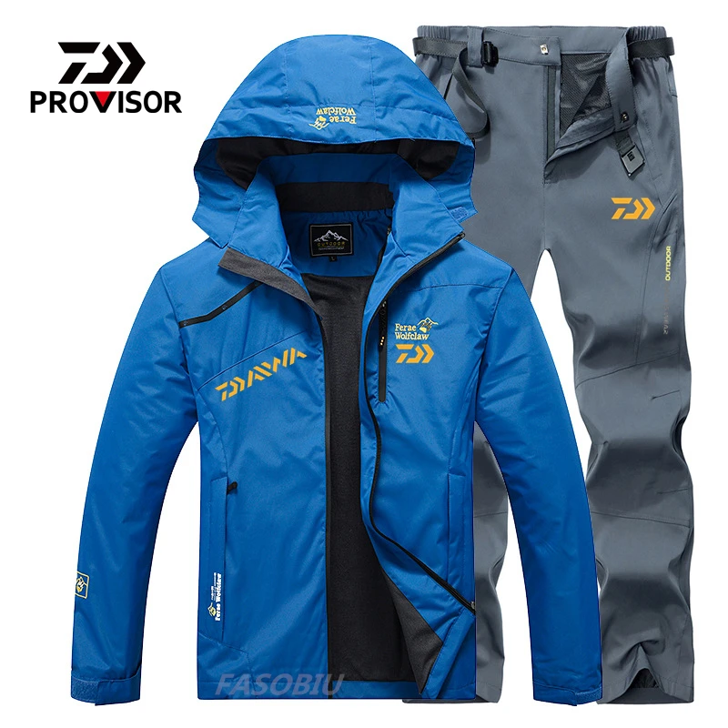 

Daiwa Fishing Jacket Men Autumn Winter Sports Fishing Suit Windproof Waterproof Hiking Pants Clothing Outdoor Fishing Clothes