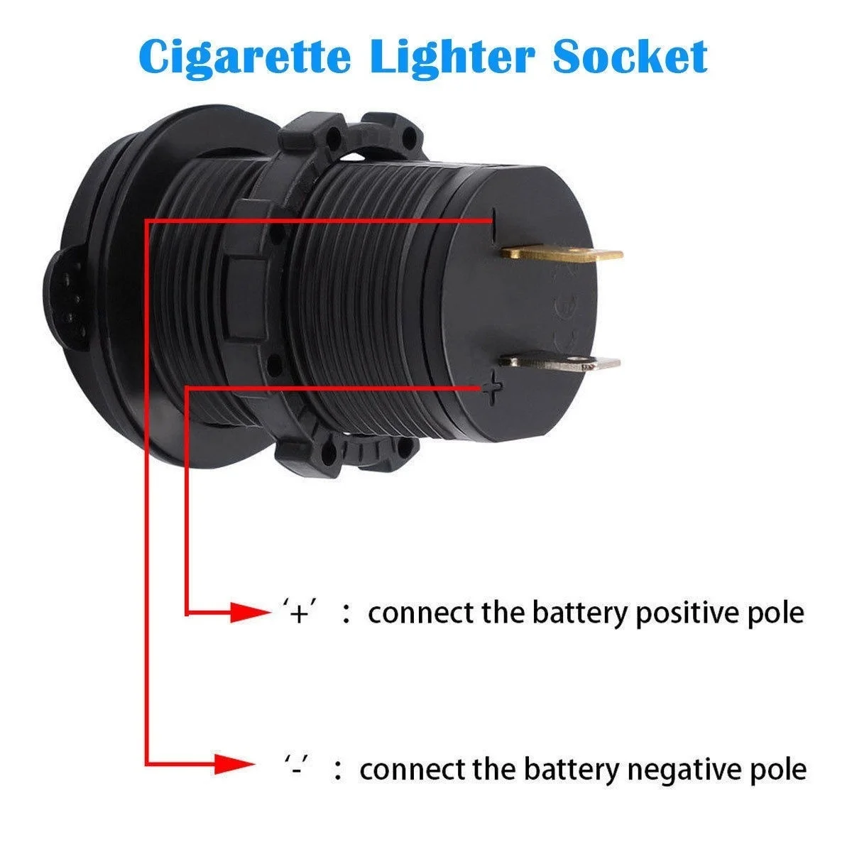 12 В Автомобильное зарядное устройство USB адаптер питания женское Разветвитель