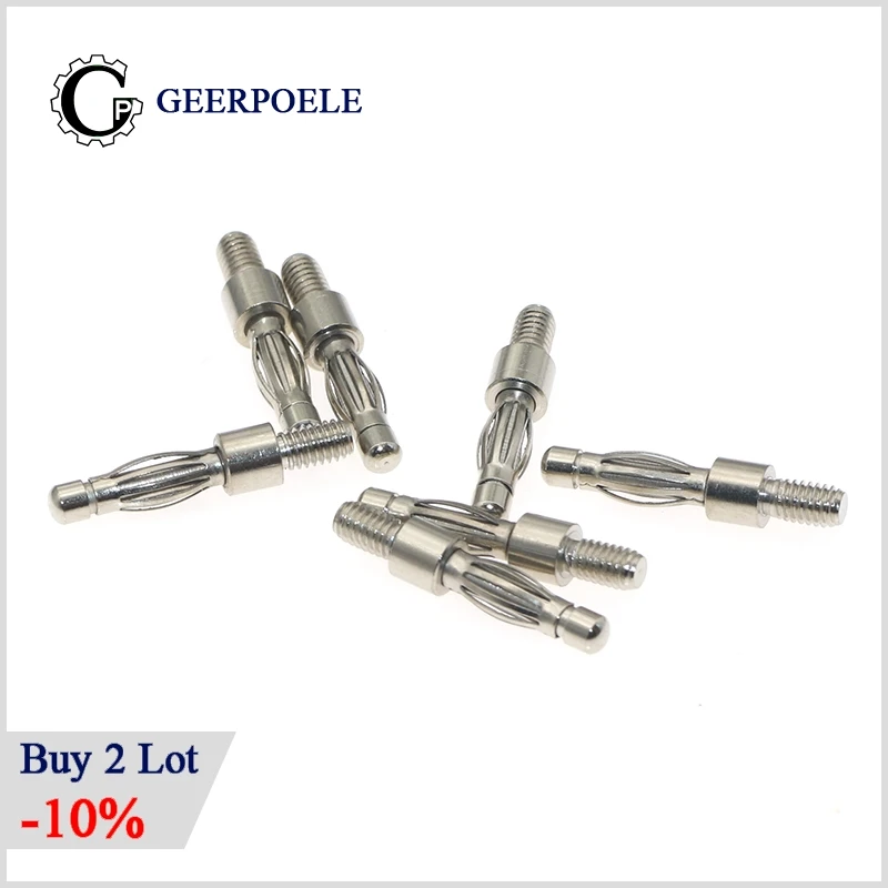 Штепсельная вилка типа фонаря M3 M4 штепсельная банан аудио холодного давления без