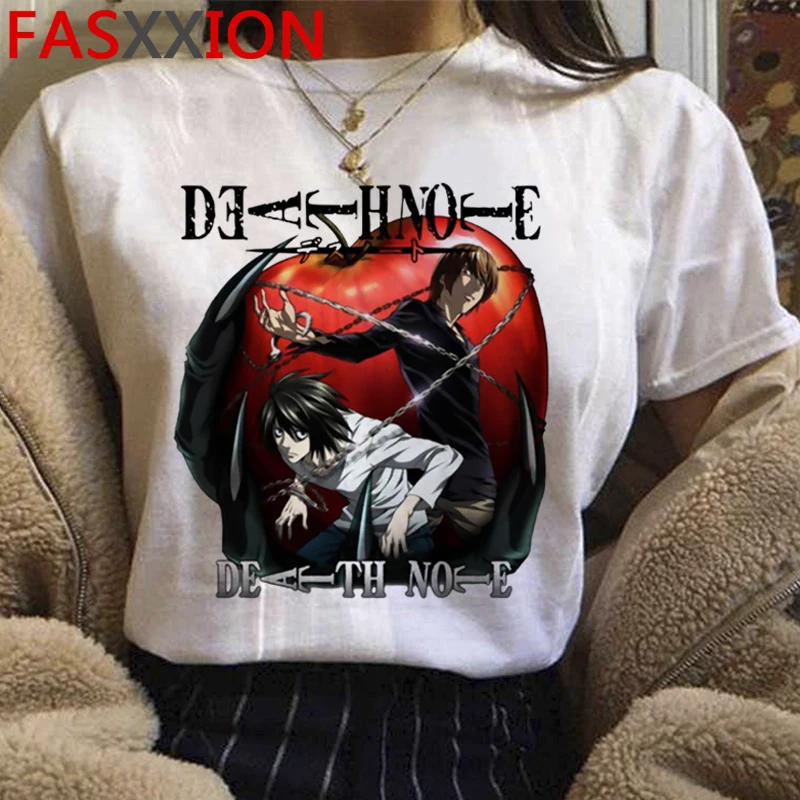 Футболка с надписью Death Note Shinigami Ryuk женская футболка в японском стиле светильник