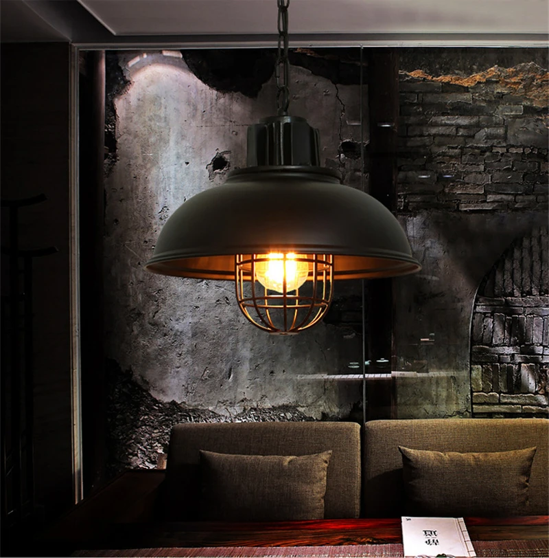 

Vintage Bar Cafe lamp Pendant Light Fixtures Loft Industrial Hanging Lights Kitchen Fixture Decor Dining Room Lights Iron Lamps