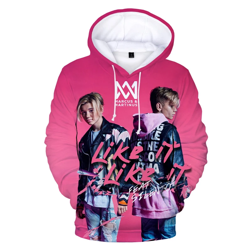 

Marcus and Martinus Hoodie Men Women 3D Print Hoodies Harajuku Long Sleeve Oversized Hoodies Singer Fashion Sweatshirts