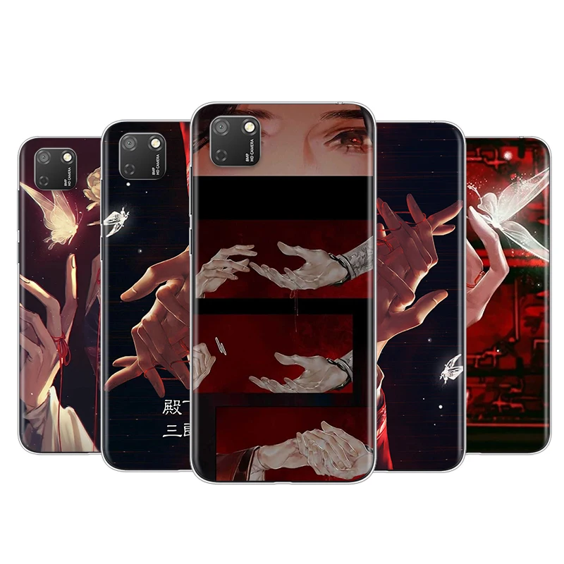 

For Honor 50 SE V30 30i 30S 30 20S 20E 20 V20 Pro 5G Plus Lite Transparent Phone Case Aesthetic Chinese style Soft TPU Cover