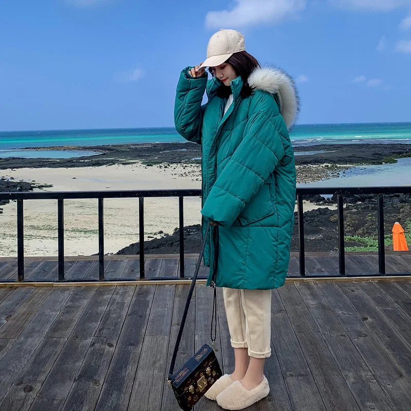 Горячая Распродажа зимняя женская куртка 2019 новый стиль утепленное студенческое
