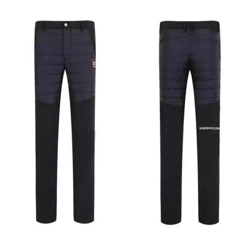 

New men's Golf pants in Winter Cotton-padded clothes windproof keep waem mark lon