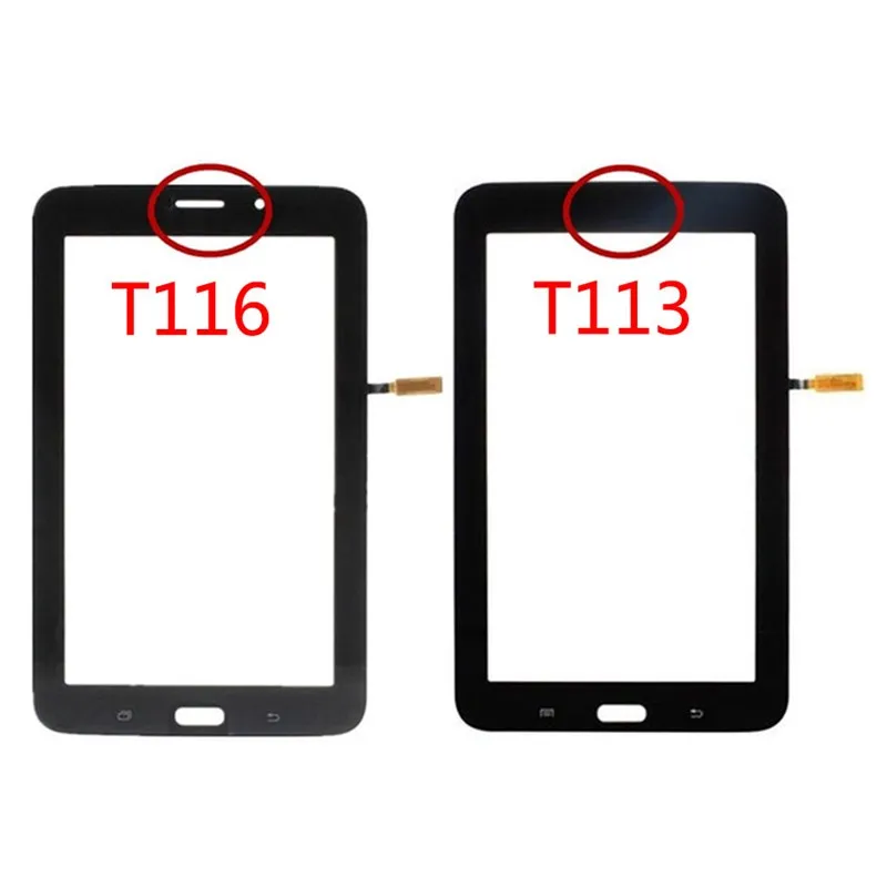 

Сенсорный экран высшего качества для Samsung Galaxy Tab 3 Lite 7,0, SM-T110, T111, T113, T114, T116, сенсорный сенсор, стекло, объектив, дигитайзер, панель