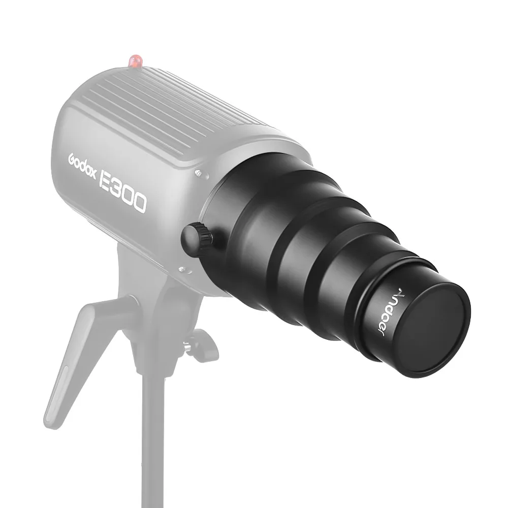 Andoer 98 мм мини вспышка металлический тубус с сотовой сеткой Набор цветных