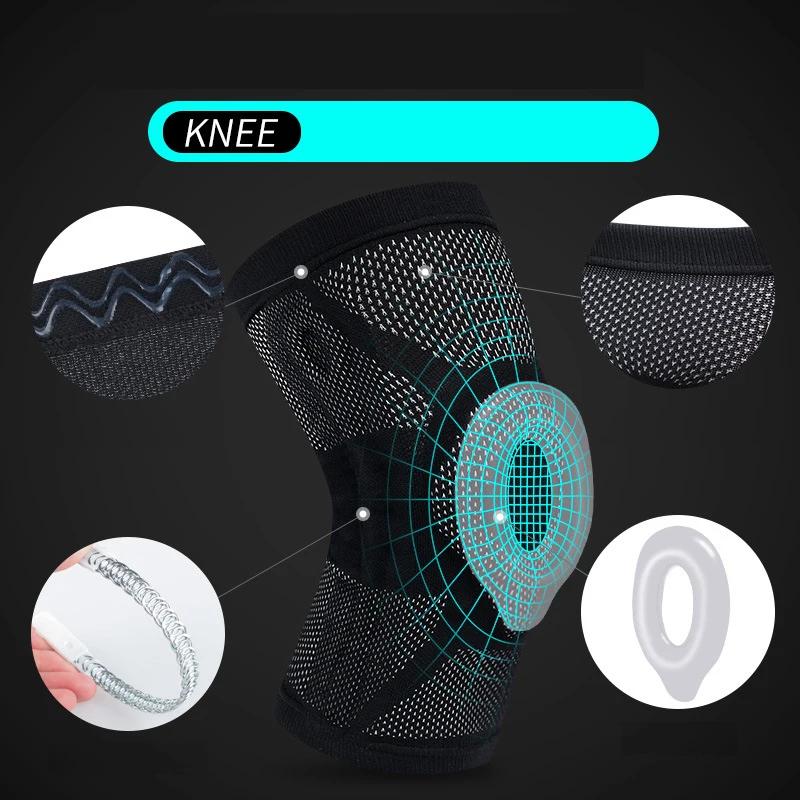 1 шт. компрессионный рукав для коленного сустава бандажа колодки Поддержка бега