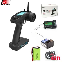 flysky fs gt5 2 4g 6ch transmitter with fs bs6 receiver built in gyro fail safe for rc car boat