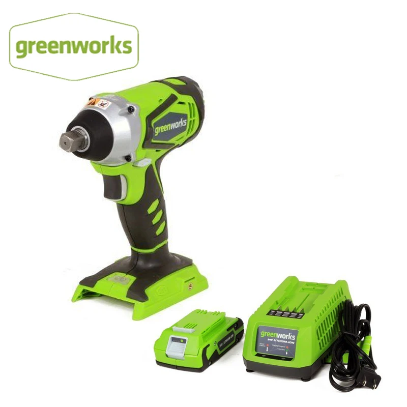 GREENWORKS G4 24v Lithium 1 2 IMPACT WRENCH 3800302a tool Only Only|Электрические ключи| |