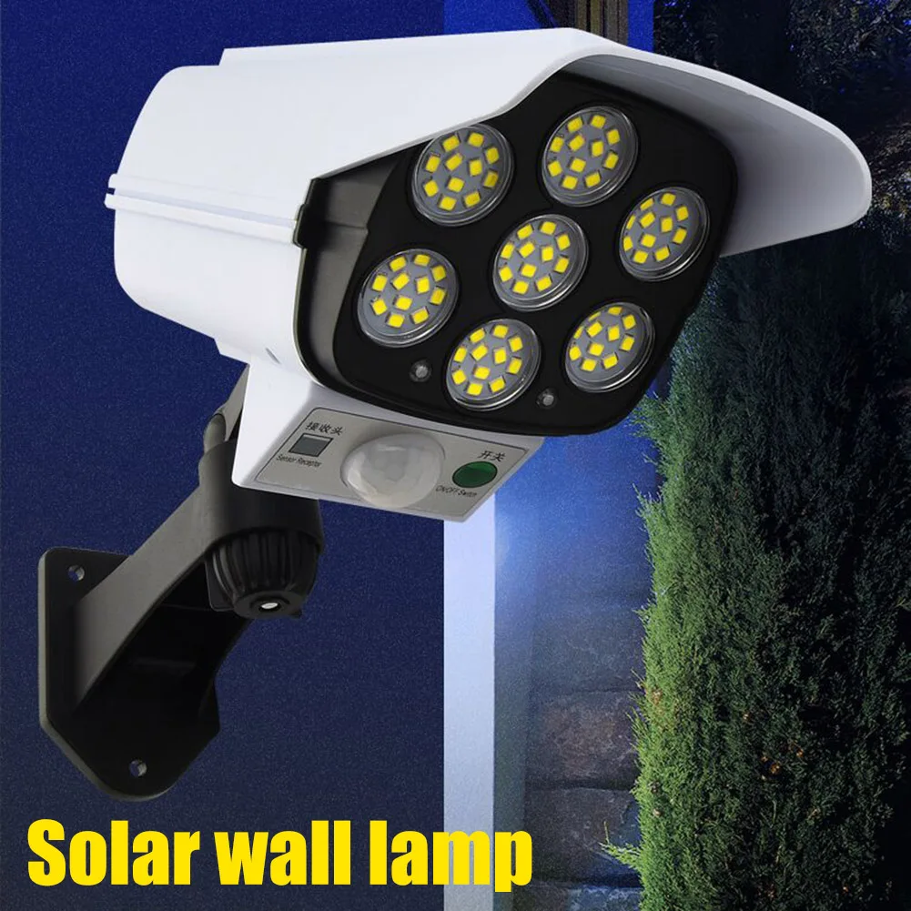

PIR Induction Solar Powered Light Solar Power LED Waterproof Easy Installation 77 LED Wall Lamp Waterproof Body Sensor Light