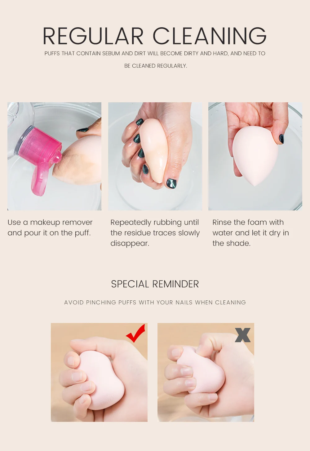 2 шт. капли воды мягкий Красота макияж губка для помады maquillaje Профессиональные