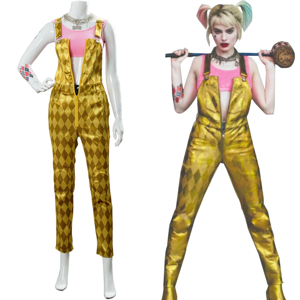 Костюм для косплея Харли Квинн из птиц добычи и потрясающей эмансипации Женский