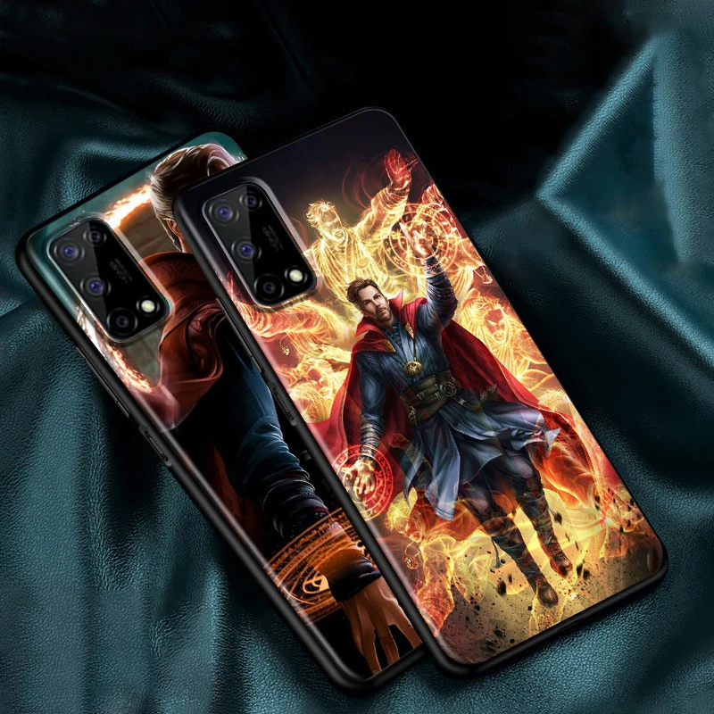 Doctor Strange Marvel hero For OPPO Realme GT Explorer Master Neo Flash Edition C21 C20 C15 C11 C3 Soft Black Phone Case | Мобильные