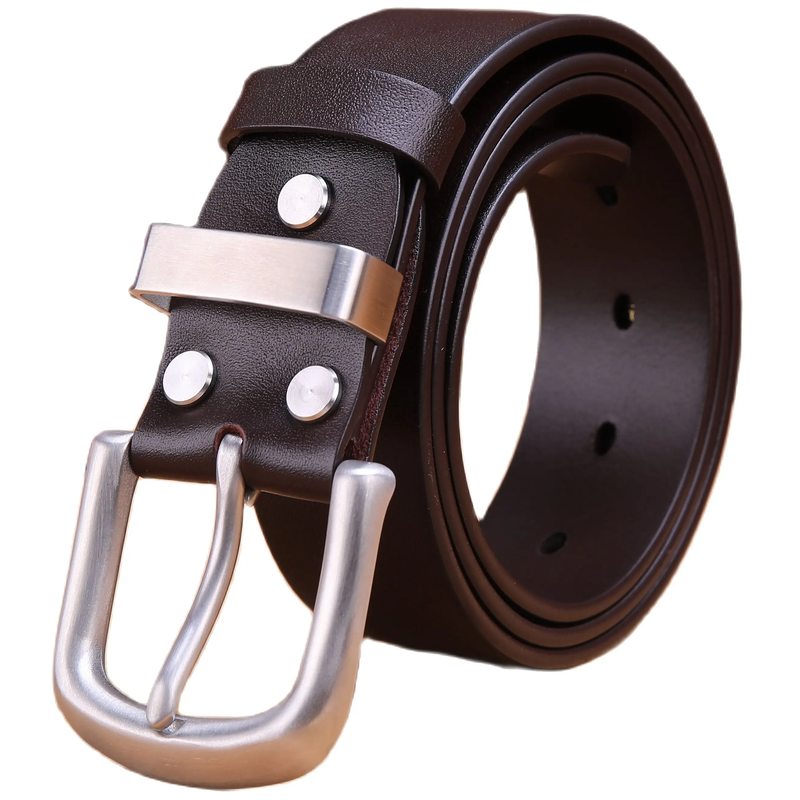 2020 из нержавеющей стали на ремешке с пряжкой мужские ремни класса Люкс