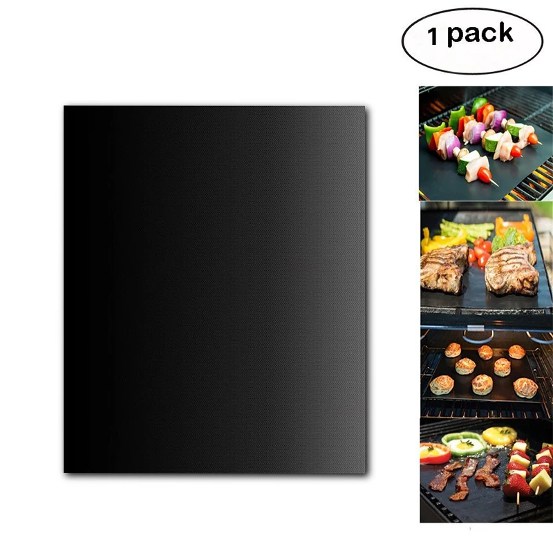Коврик для барбекю и гриля антипригарная подставка многоразовое покрытие