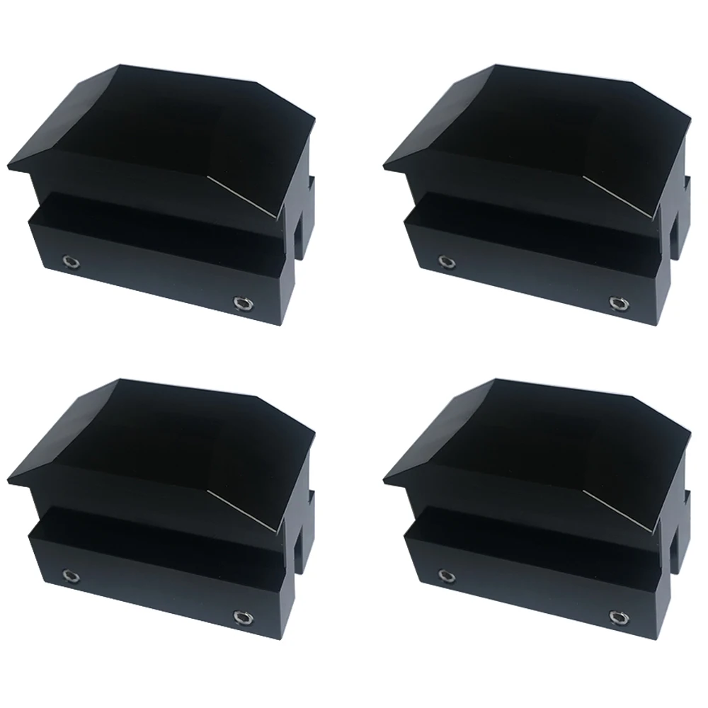 Новинка 4 шт. черная подъемная площадка с болтами алюминиевый Напольный домкрат