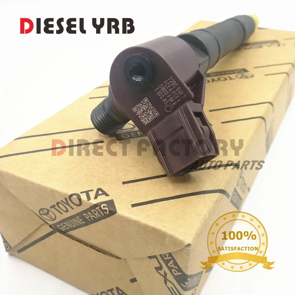Подлинная и абсолютно новая Оригинальная Топливная форсунка common rail 295700-0550 для Hilux Revo 2.8L 23670-0E010