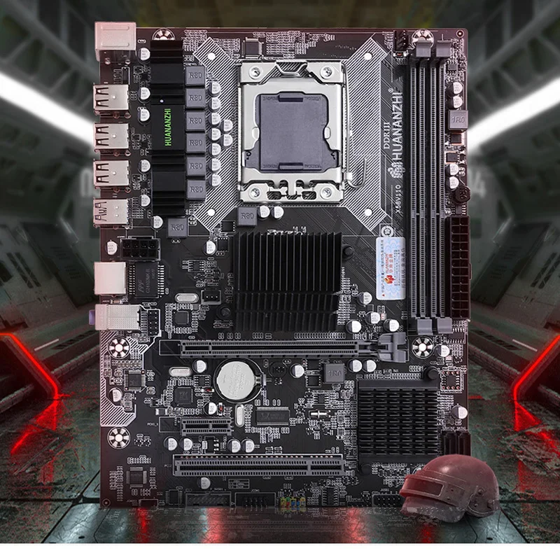Совершенно новая материнская плата HUANANZHI X58 LGA1366 для процессора Intel Xeon X5675 X5670 X5660