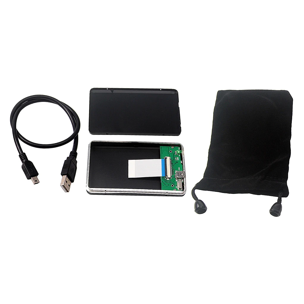 1 8 дюймовый ZIF/CE 40-контактный корпус для жесткого диска USB 2 0 Внешний чехол |