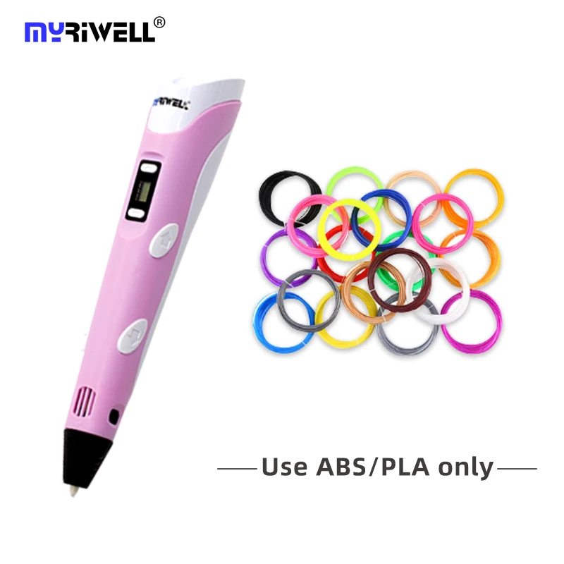 

Myriwell 3d Printing Pen Professional Graffiti Drawing Painting Pens Adjustable PLA Filament Toy for Beginner Hobby Kids DIY