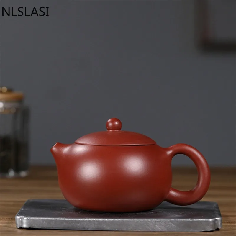 

Чайник WSHYUFEI Yixing dahongpao xi shi, китайский чайник, фиолетовая глина ручной работы, посуда для напитков, фильтр с отверстием для шара 240 мл
