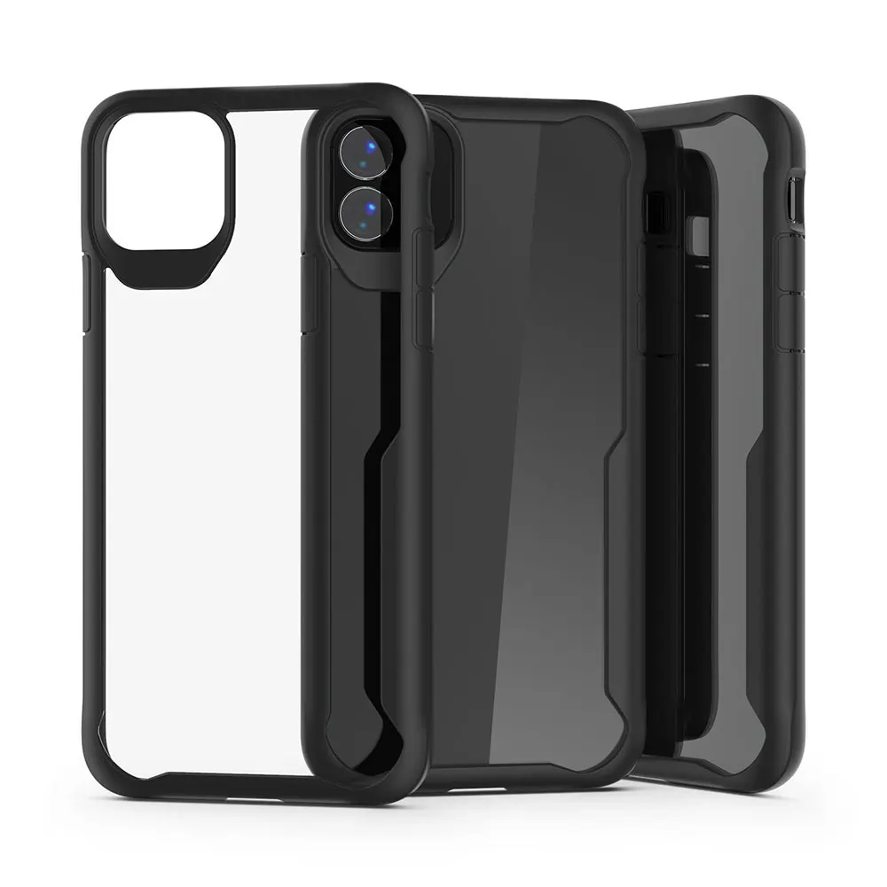 Пластичный монтаж Стекло однотонный чехол для задней панели iPhone 11 Pro Max XR/XS Max/X