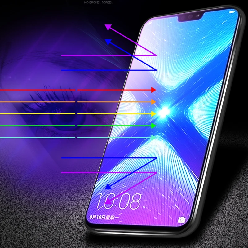Оригинальная защитная пленка для экрана huawei Honor 8X MAX 8A с полным покрытием 9H HD