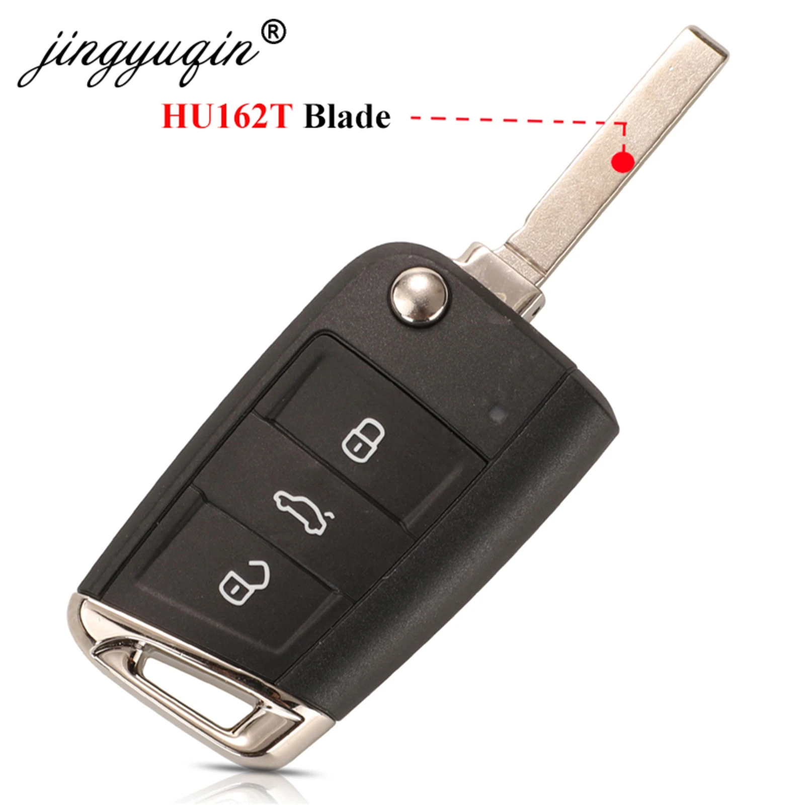 Оригинальный заводской Автомобильный ключ jingyuqin MQB для Skoda Octavia 2014-2017 5E0959752 434 МГц 3