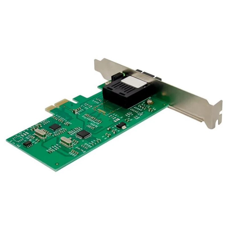 Pci E 100 м сетевой адаптер Ethernet Express X1 2 5G Sfp Sc сетевая Lan Карта Rtl8105E поддержка Ndis5