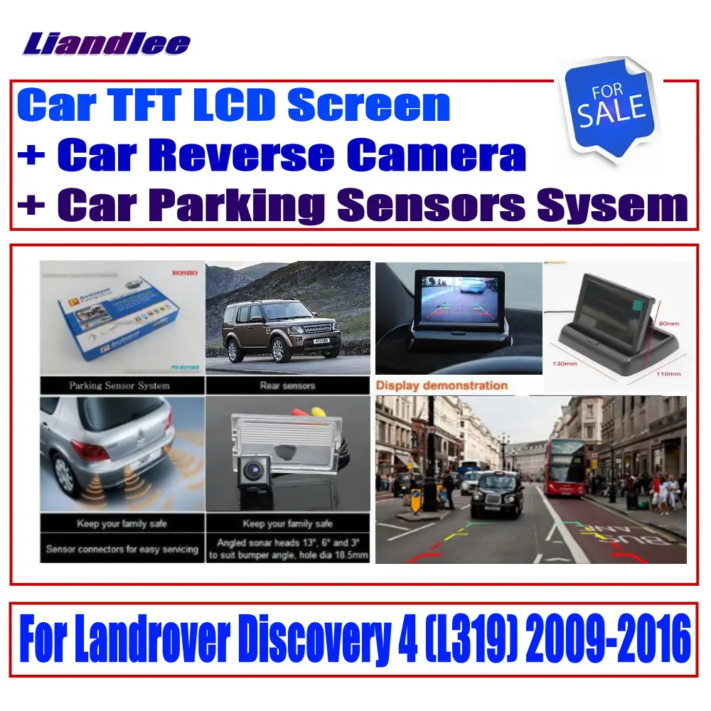 

For Landrover Discovery 4 (L319) 2009-2016 CCD Reverse Camera / Digital Parking Sensors System / Rear Camera Monitor Display