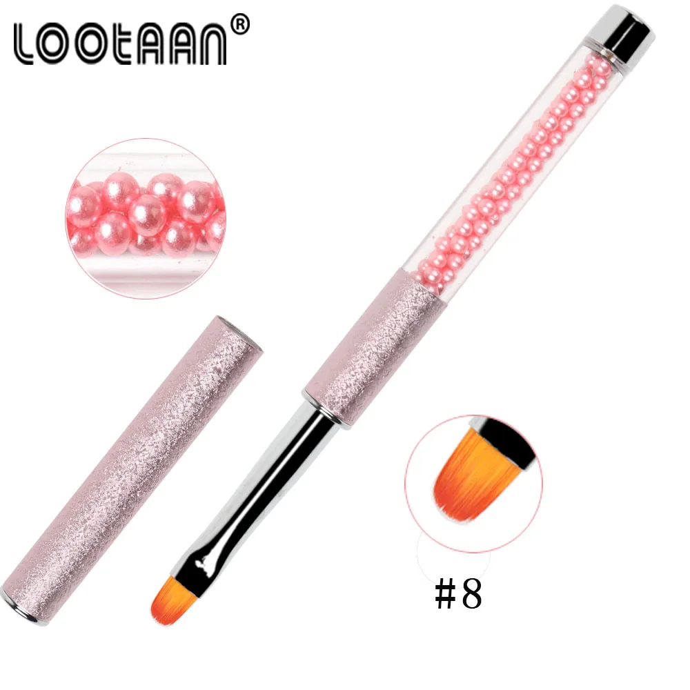 УФ Гелевая Кисть вкладыш ручка для рисования акриловая кисть ногтей градиентные