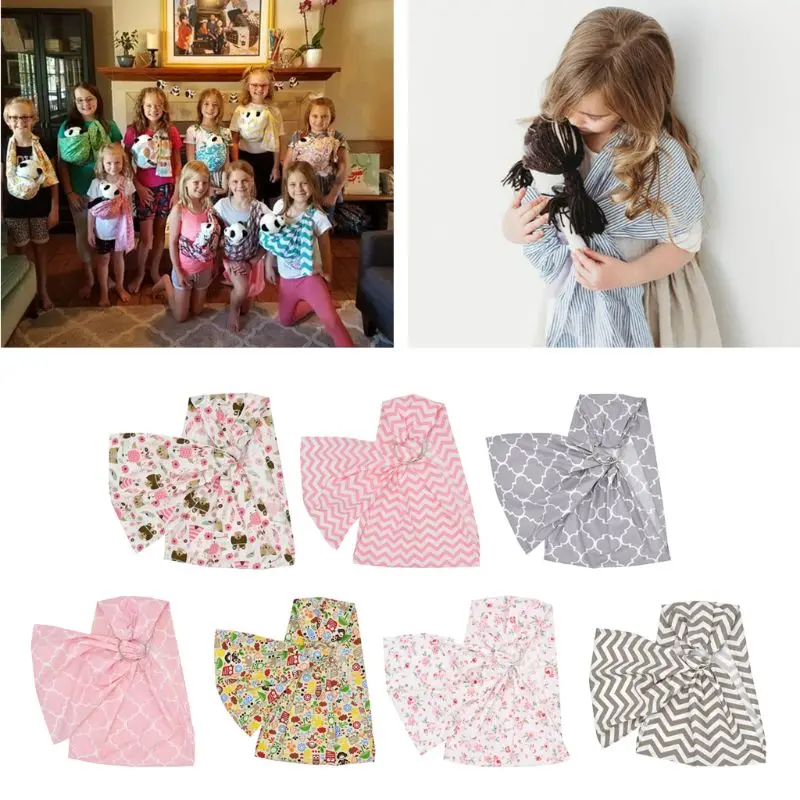 Игрушка переноска для маленьких кукол кольцо слинг Mei Tai игрушка детей подарок