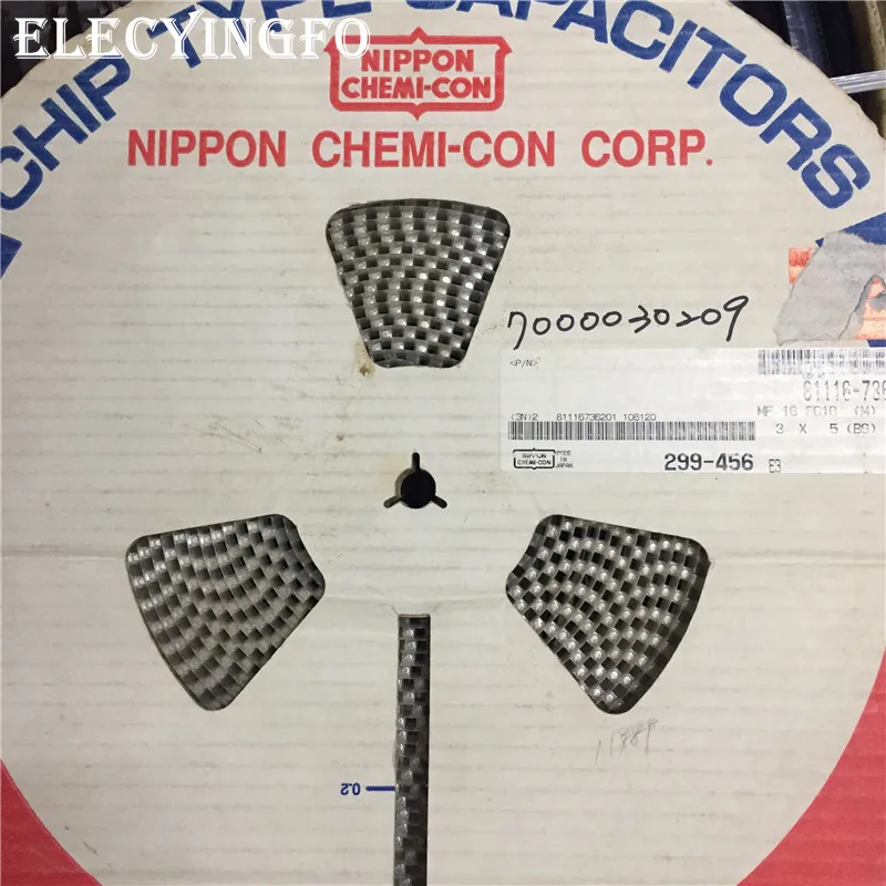 100 шт. 10 мкФ 16V10UF NIPPON NCC 3x5 мм 16V10uF SMD чиповый конденсатор | Электронные компоненты и