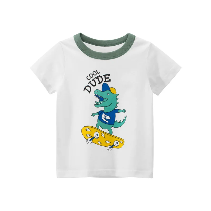 

27Kids New Childern T-shirt Cartoon Pattern Of Dog Cute Boy Summer Tee Girl Tops