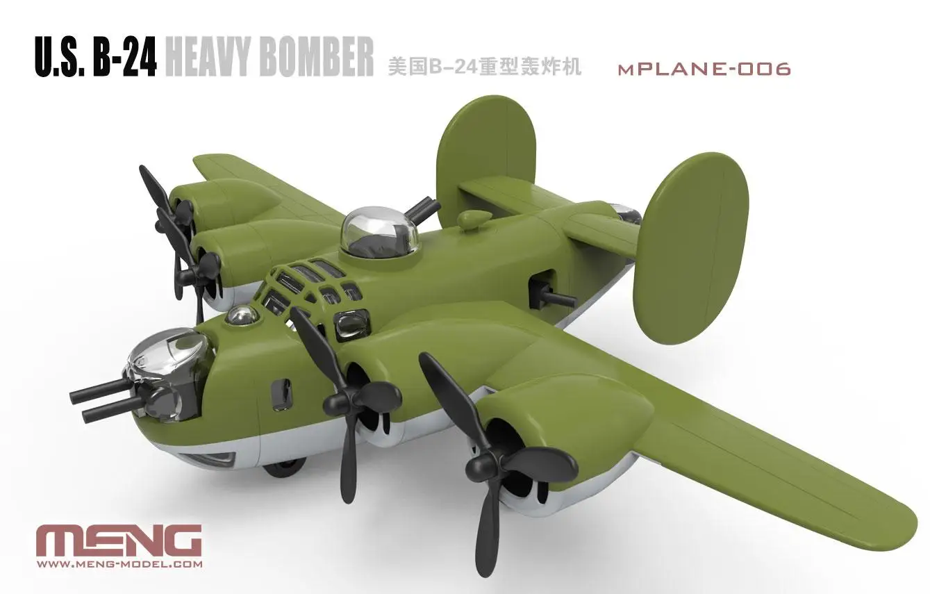 

MENG MODEL mPLANE-006 U.S.B-24 Heavy Bomber Cute Q Edition 2019 NEWEST Model